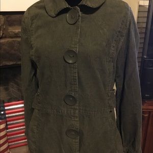 Corduroy green jacket